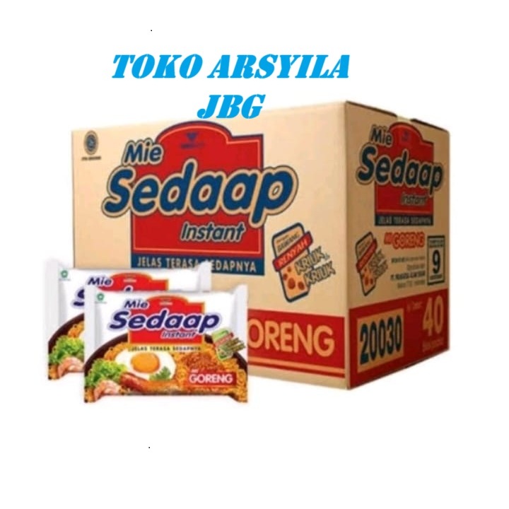 

MIE SEDAP GORENG 1 DUS ISI 40 PCS