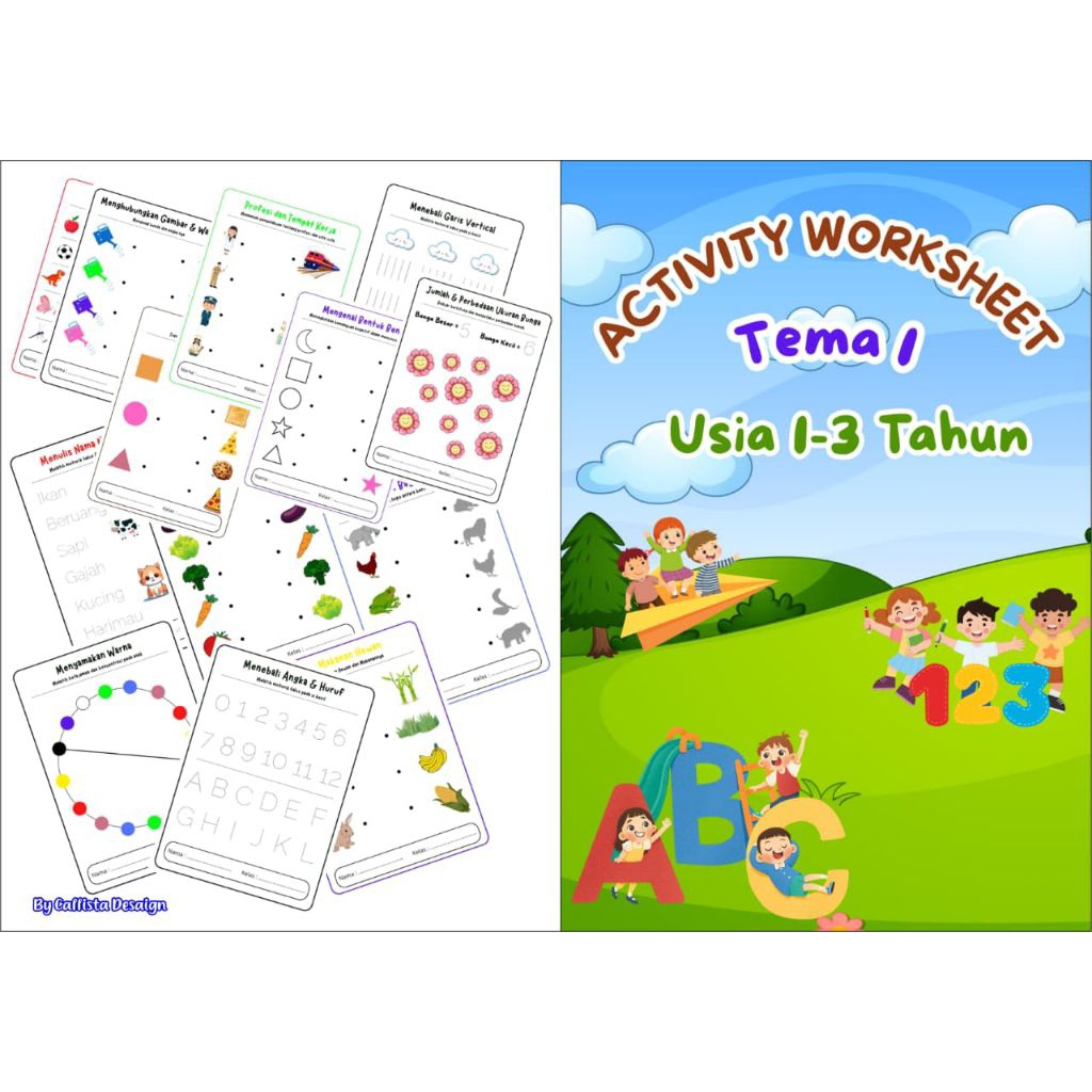 

WORKSHEET ANAK USIA 1 SAMPAI 3 TAHUN GRATIS ONGKIR COD LATIHAN SOAL ANAK PAUD TK