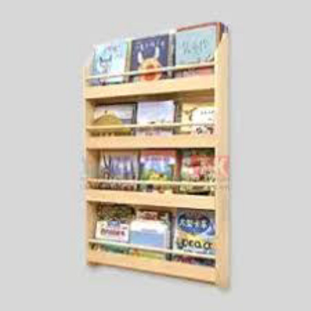 Rak buku anak tempel dinding