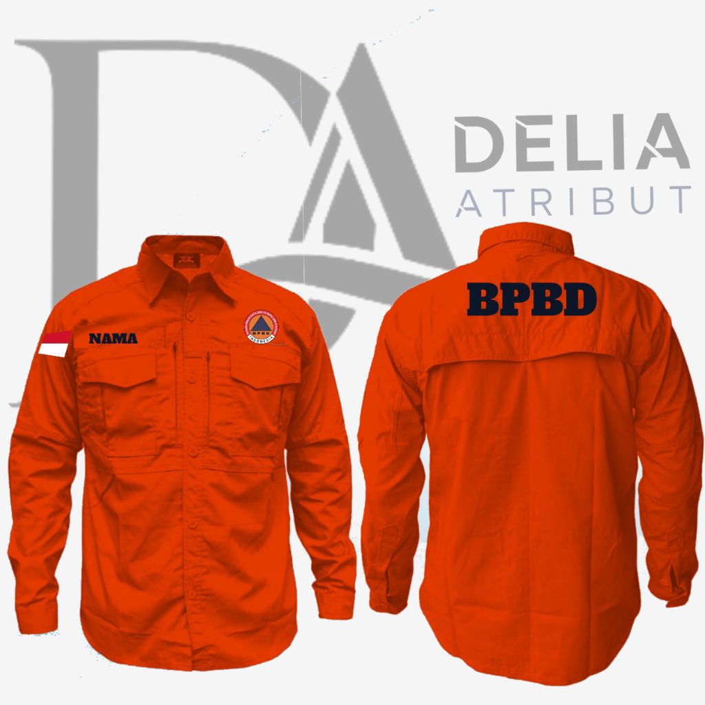 kemeja m-tac bpbd / kemeja pdh bpbd / kemeja pdl bpbd / kemeja bpbd / kemeja tactical bpbd / baju bp