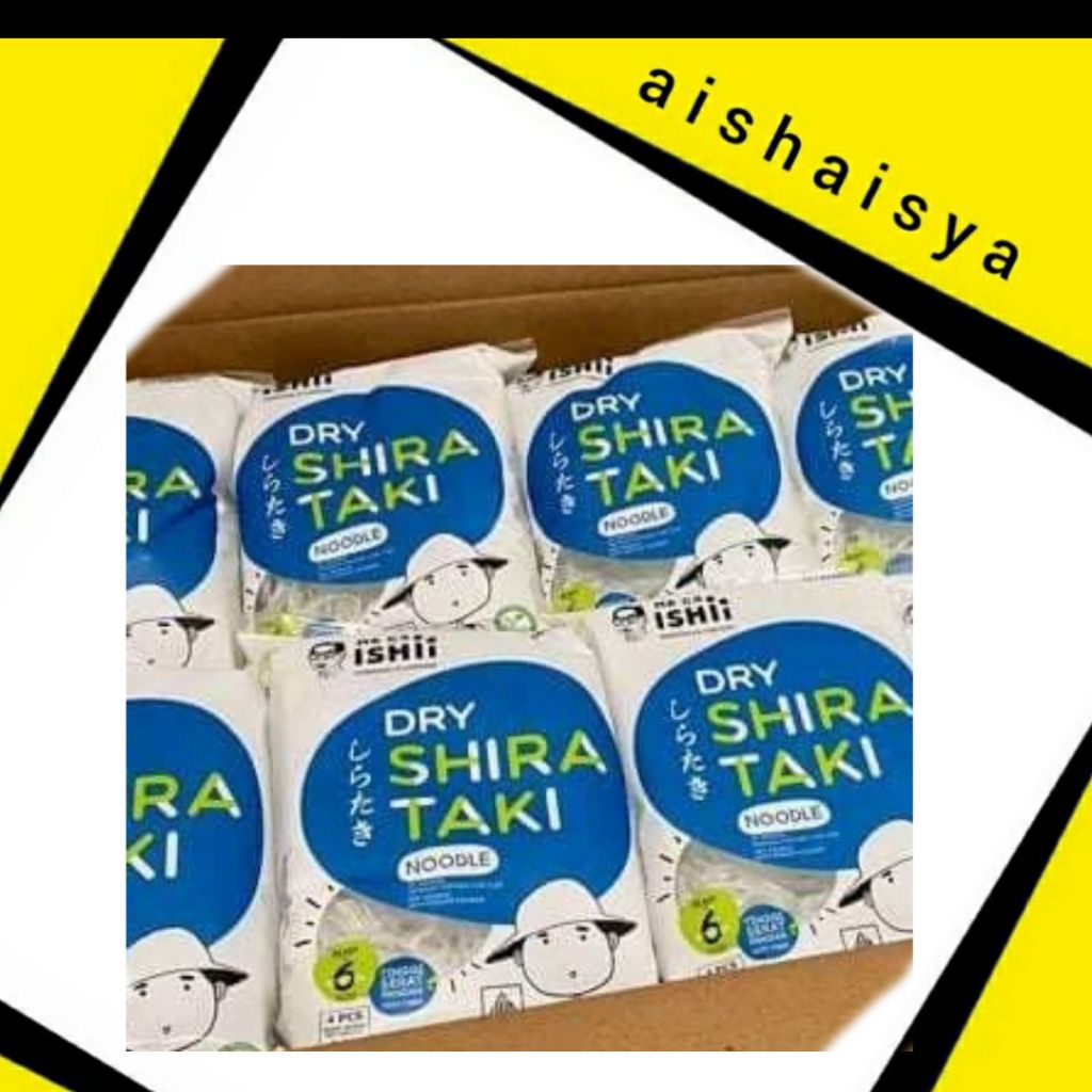 

8 Bungkus - Ambico Mie Shirataki Kering 200gr 200 gr - Dry Shirataki Mr. Ishii Per Dus isi 50 Pcs