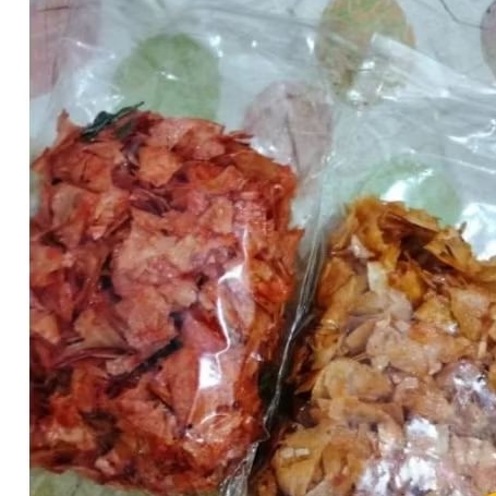 

kripik ketela pohon pedas balado dan bumbu rujak