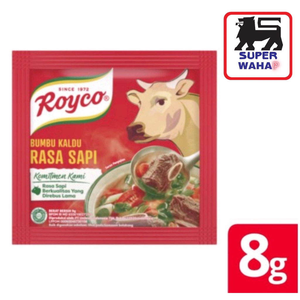 

royco kaldu rasa SAPI 8 Gram (1 renceng isi 12pcs)