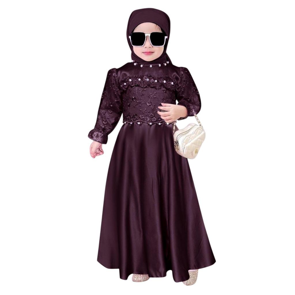 baju brokat anak perempuan , Inara Kids 3-11Tahun , baju gamis anak perempuan 3 tahun terbaru