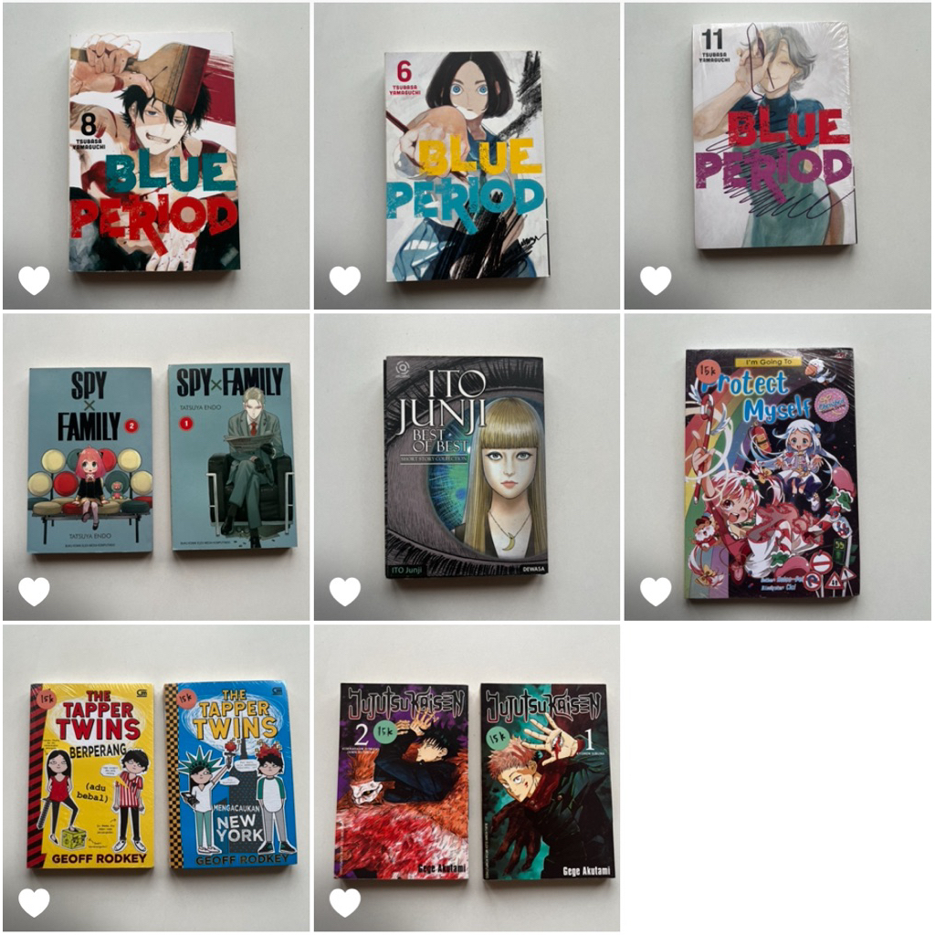 

preloved komik jjk blue period jinju ito