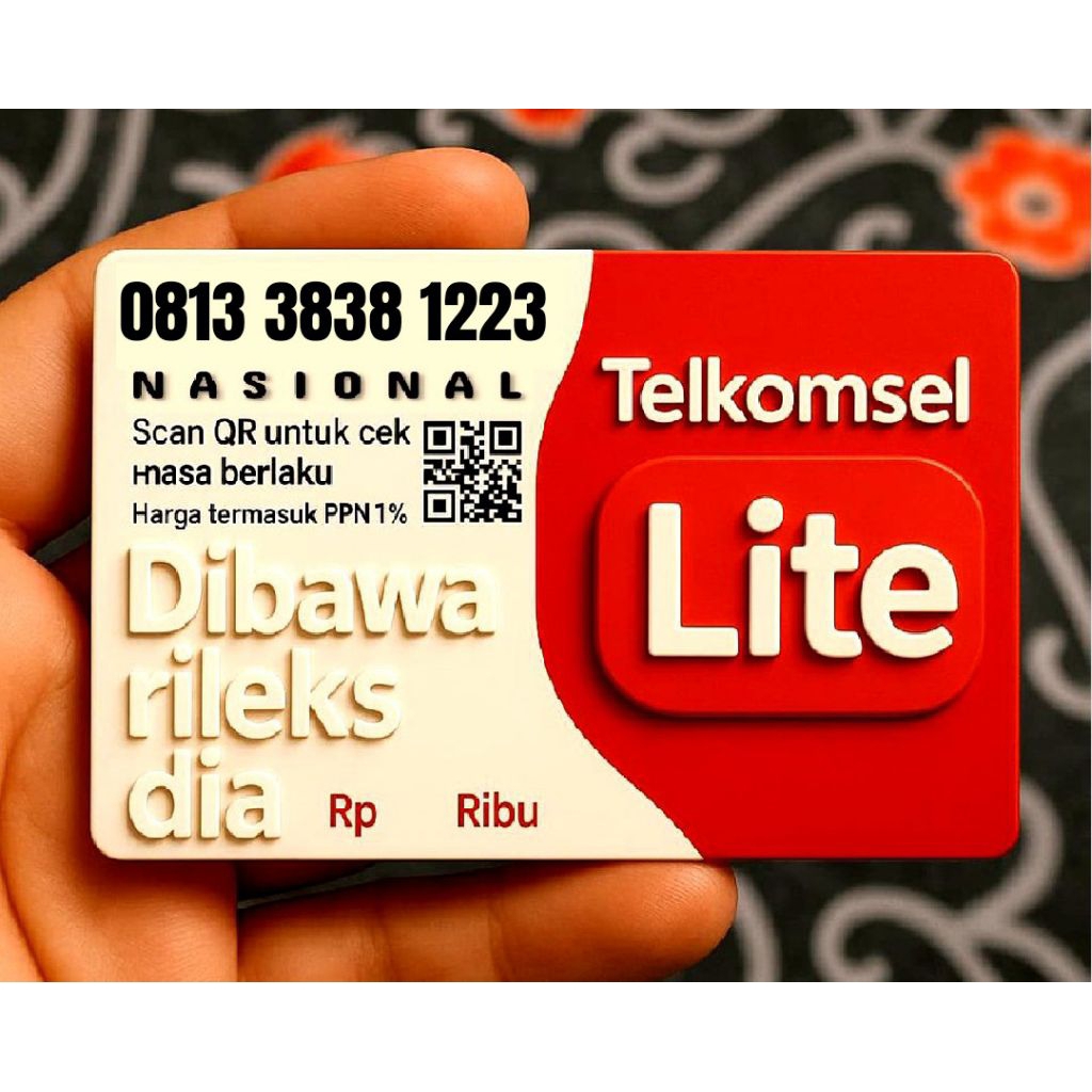 nomor cantik Telkomsel simpati abab naik urut 3838 123