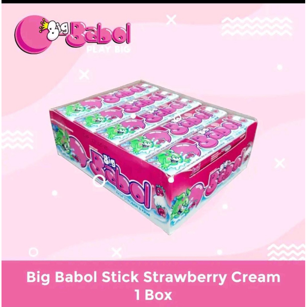 

Big Babol Dsp Stick Blueberry / Stoberi / Tutti Frutti 23 gr Permen karet