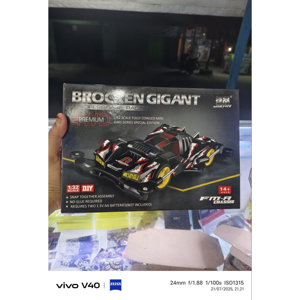 mini 4wd,jiepin Broken Gigant