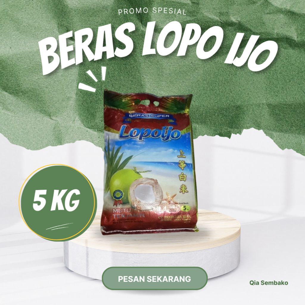 

LOPO IJO BERAS/BERAS LOPO IJO 5KG