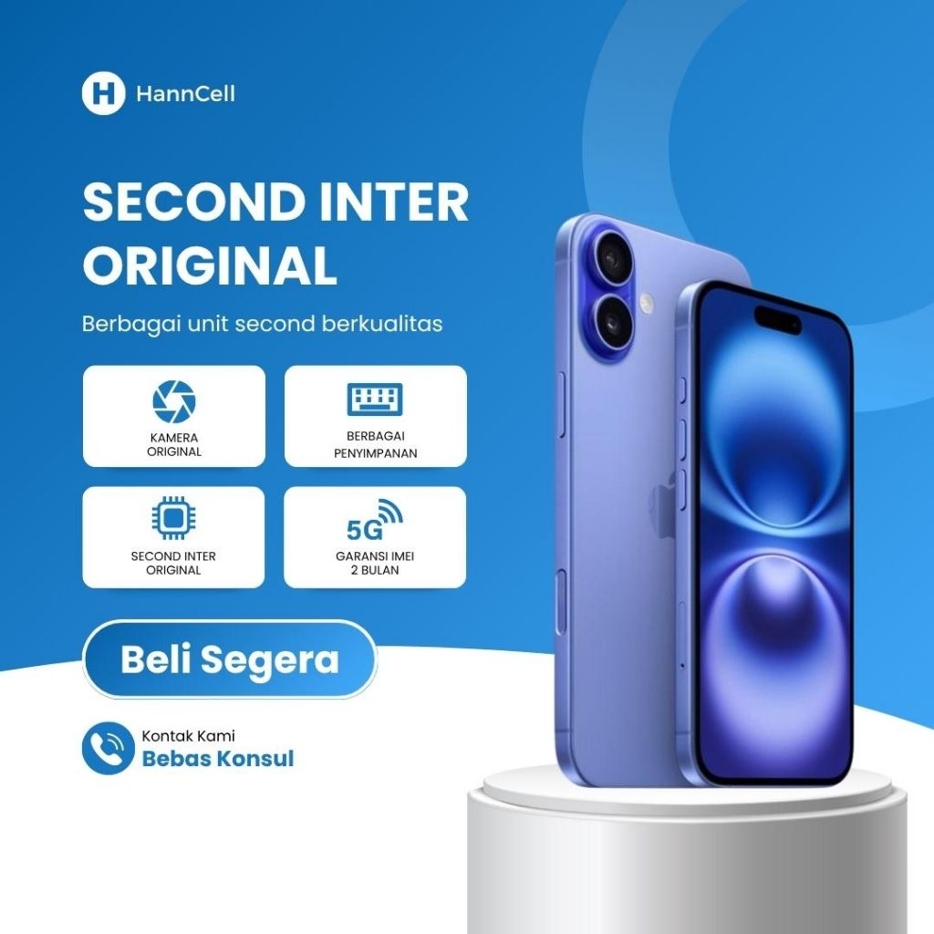 IP 16 PLUS SECOND INTER 128GB/256GB
