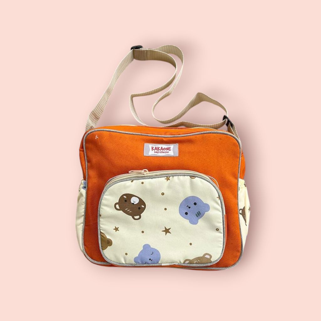 Tas Bayi Medium Tas Selempang Bayi Multifungsi Ukuran 30cm x 25cm x 14cm Bag