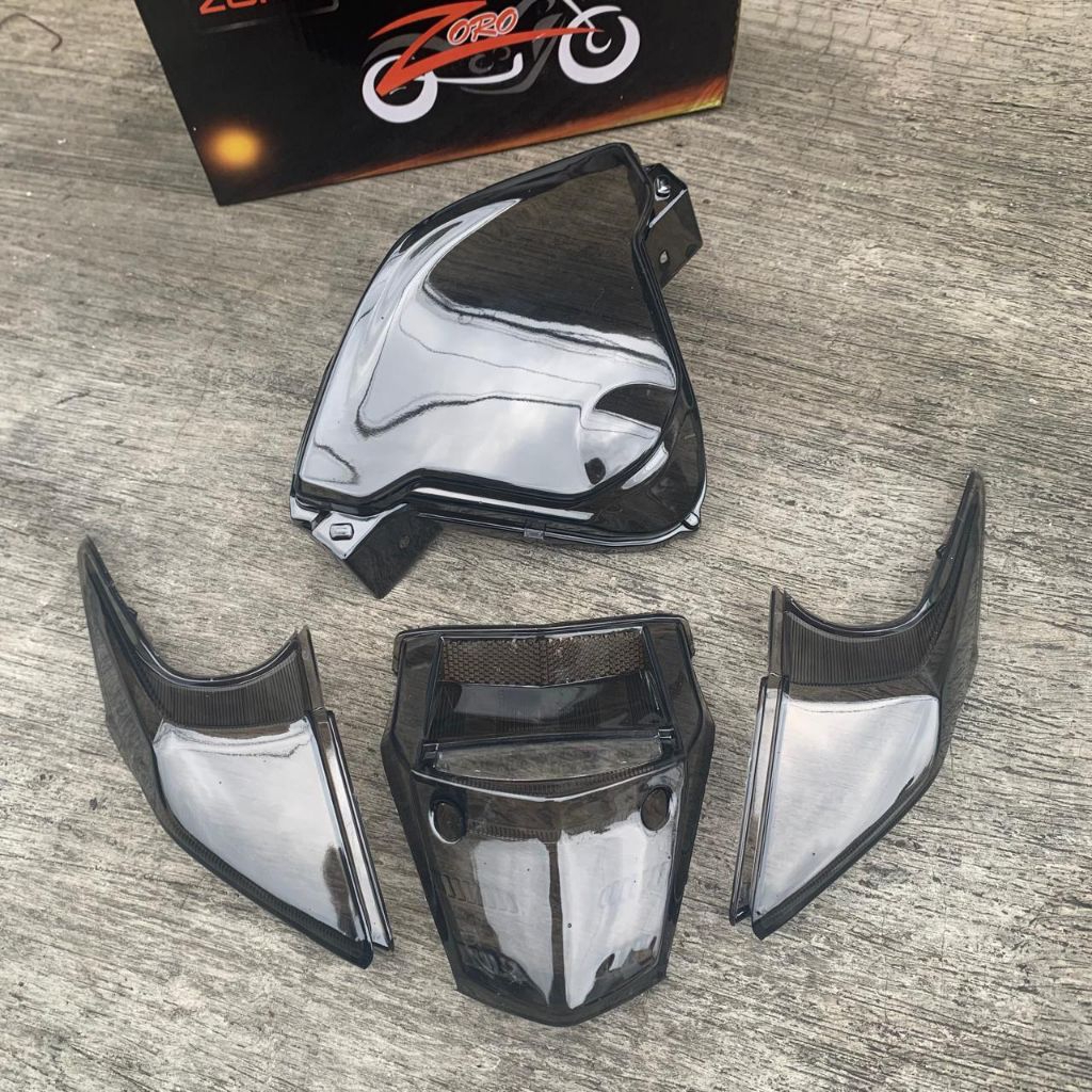 Paket Mika Lampu Stop Belakang / Spedometer kilometer Beat Karbu Beat Lama Riben Smoke ZORO