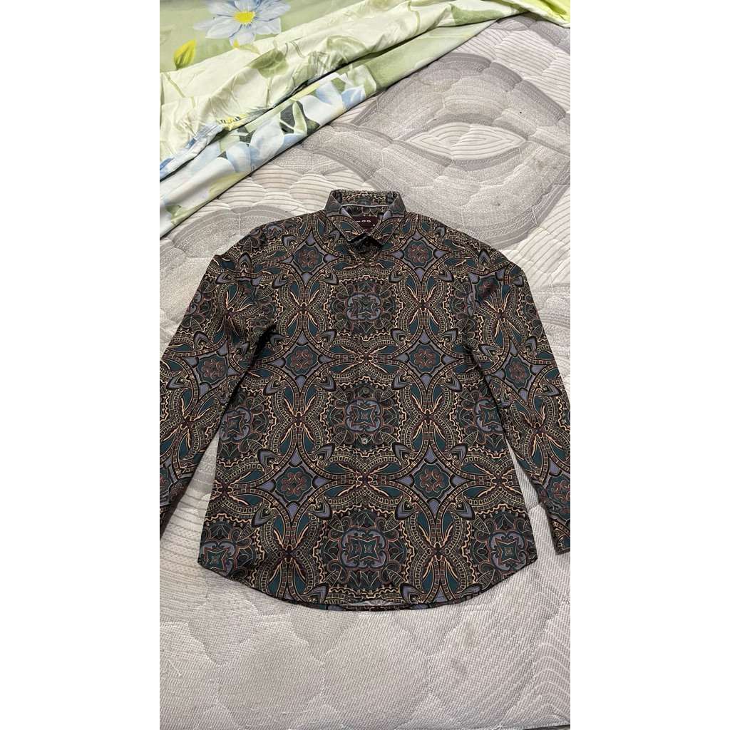 KEMEJA BATIK PRIA MOC SLIMFIT LENGAN PANJANG