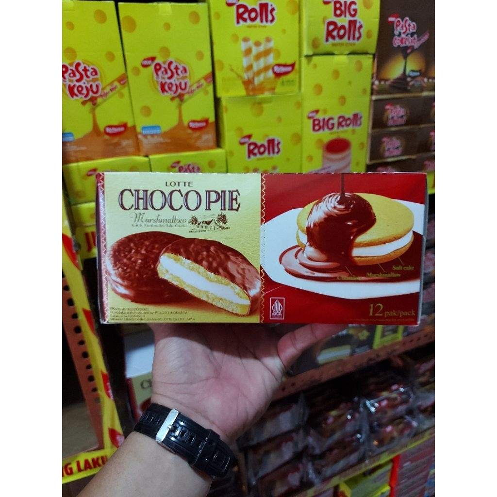 

LOTTE CHOCO PIE ISI 12 PCS