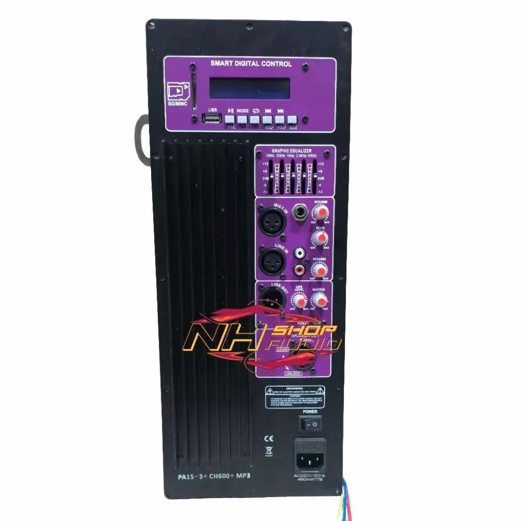 Kit Aktif Speaker Monitor Floor Usb Bluetooth Equalizer 700Watt 38cm x 16cm / 40x16cm Original Travo