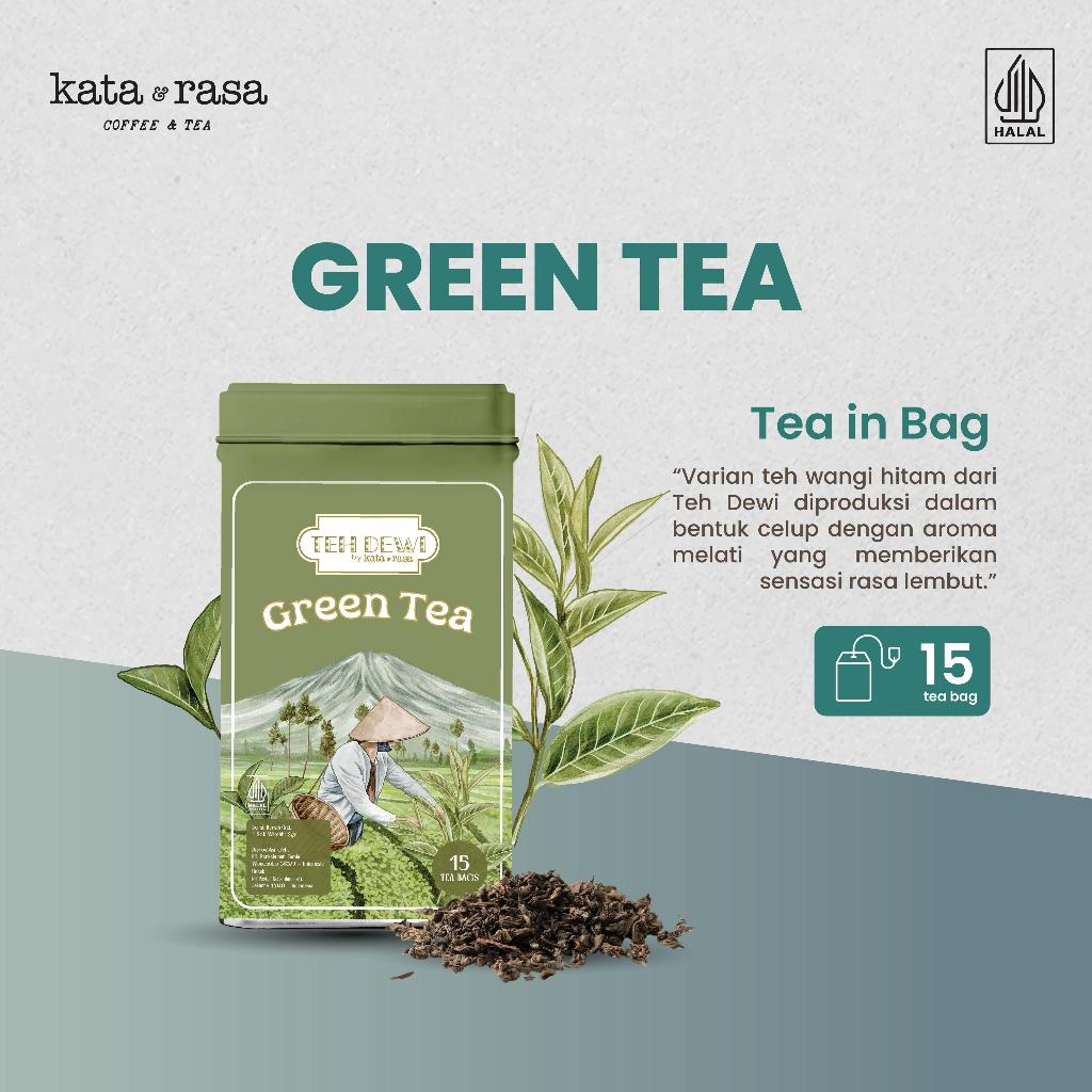 

Teh Dewi by Kata Rasa | Teh Premium Green Tea (Tea Bags) | Teh Hijau
