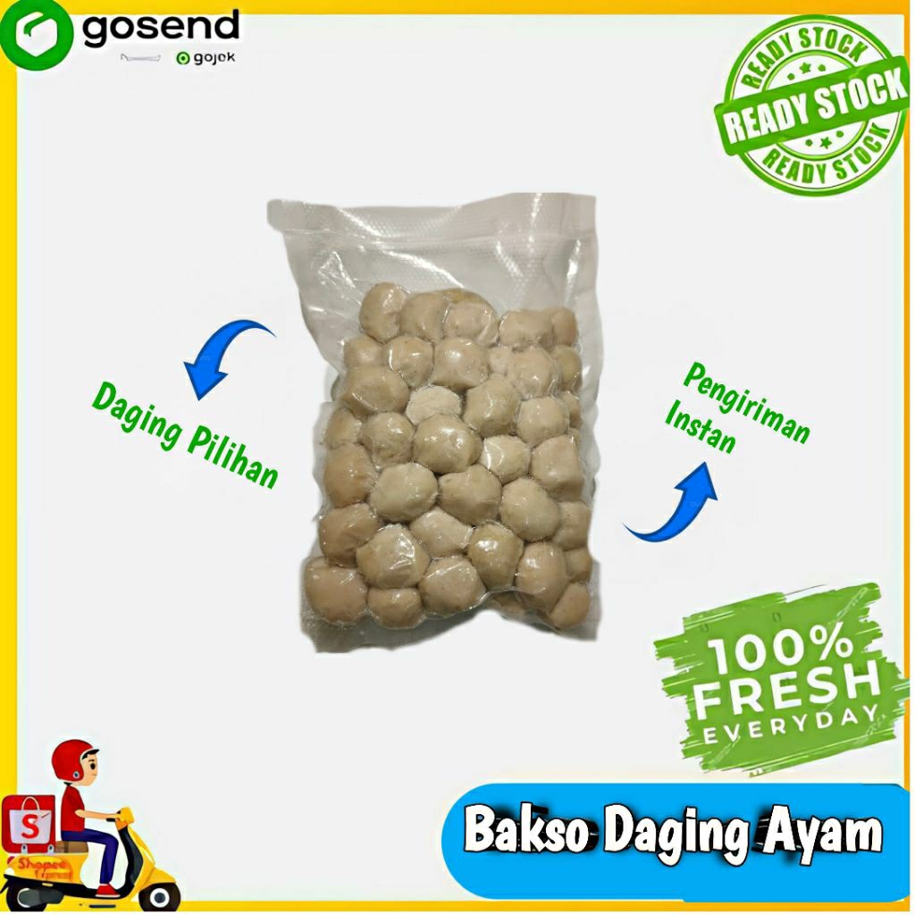 

Bakso Daging Ayam Premium 500Gr