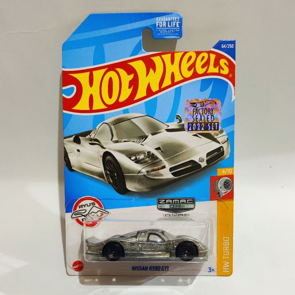 HOTWHEELS / HOT WHEELS FACTORY SEALED - NISSAN R390 GTI - ZAMAC EDITION