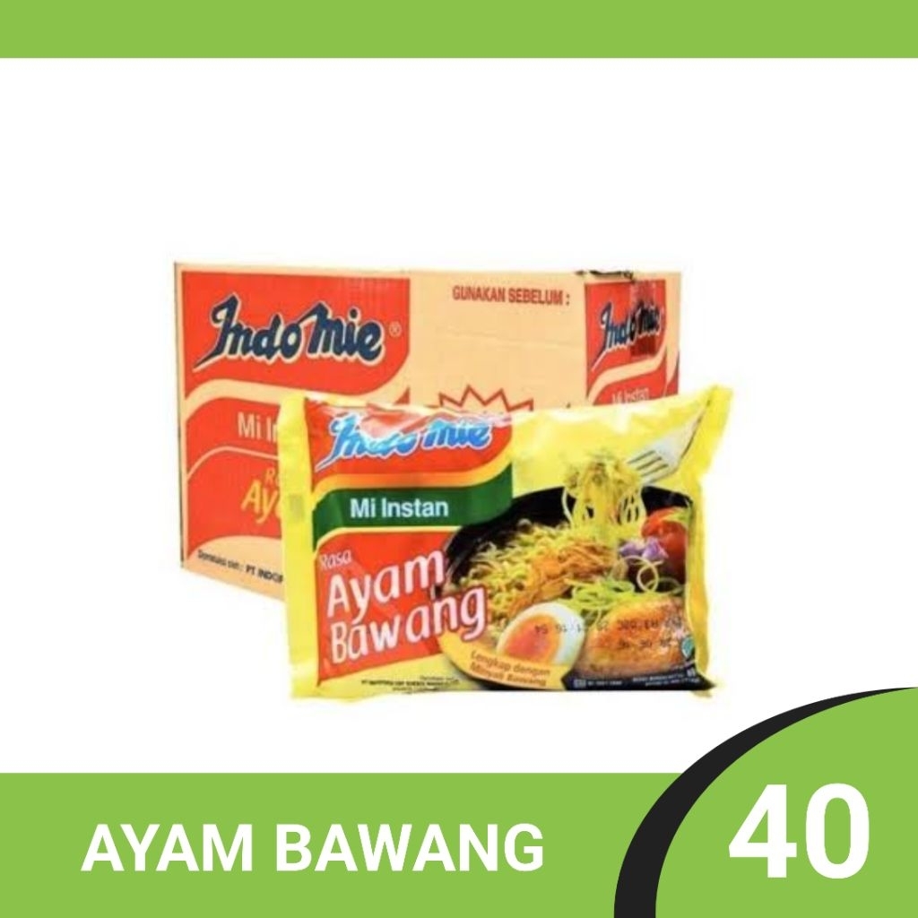 

Ygshop17 Indomie Indomie Rasa Ayam Bawang 1 Dus Isi 40 Pcs