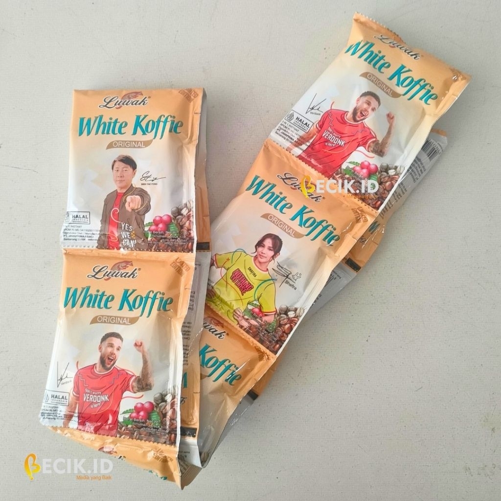 

LUWAK White Koffie Original – 1 Renteng 10 Sachet @20g | Exp Nov 2026