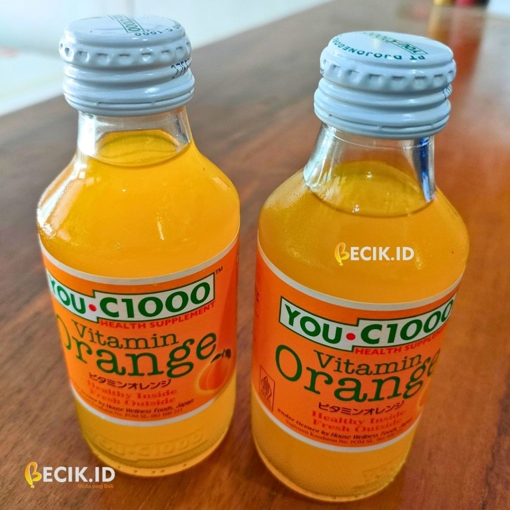 

YOU C1000 Vitamin Orange 140ml x 2 Botol | Total 280ml | Segar & Sehat