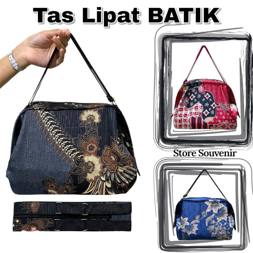 Tas Lipat Batik Premium Tenteng Kantong Belanja Jinjing Hand Bag Souvenir Cendramata Ultah Wedding P