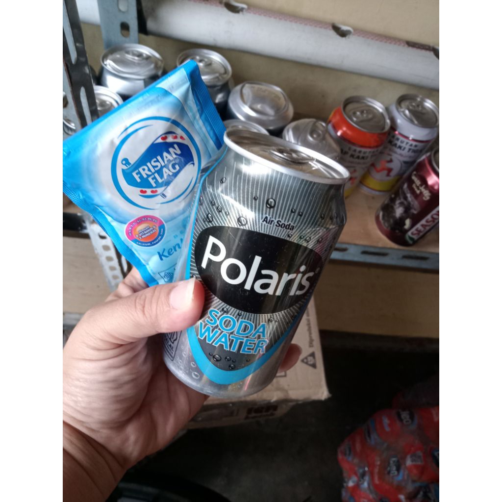 

Murah - Soda Susu, 2 saset susu + Soda Water