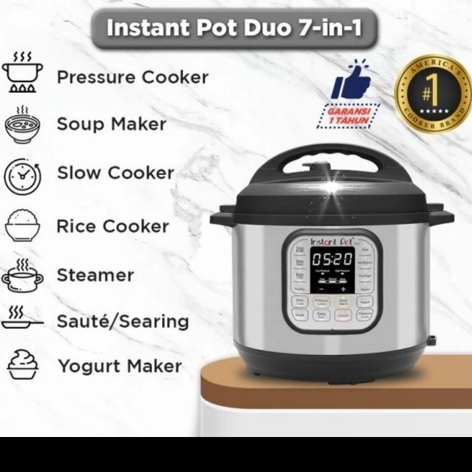 INSTANT POT DUO 7-IN-1 SMART MULTI COOKER