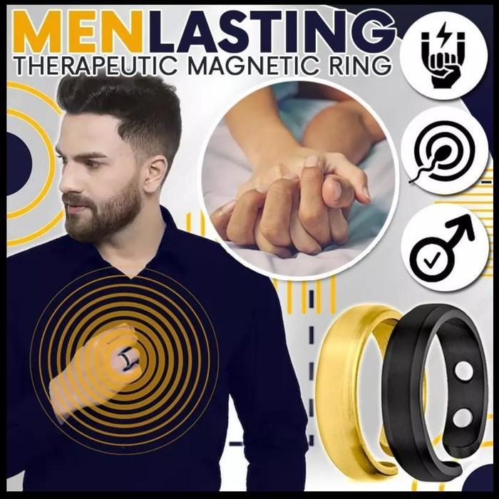 Cincin Magnet Terapi Kesehatan Pijat Jari Magnetic Ring/Cincin Magnet Kesehatan/Pesona Pria Creative