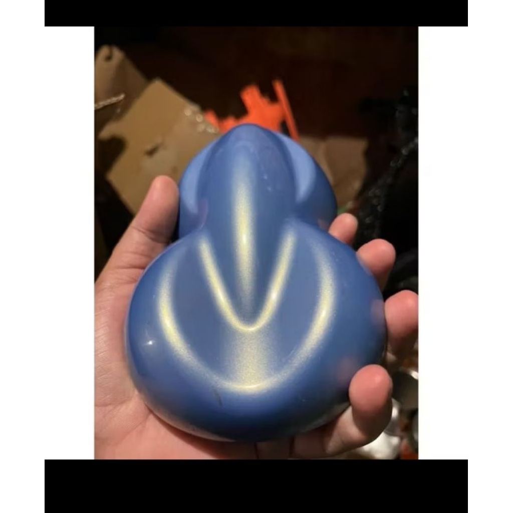 Cat Dolphin Blue Met Cat Biru Metalic Metalic Gold Cat Motor Mobil 500ml