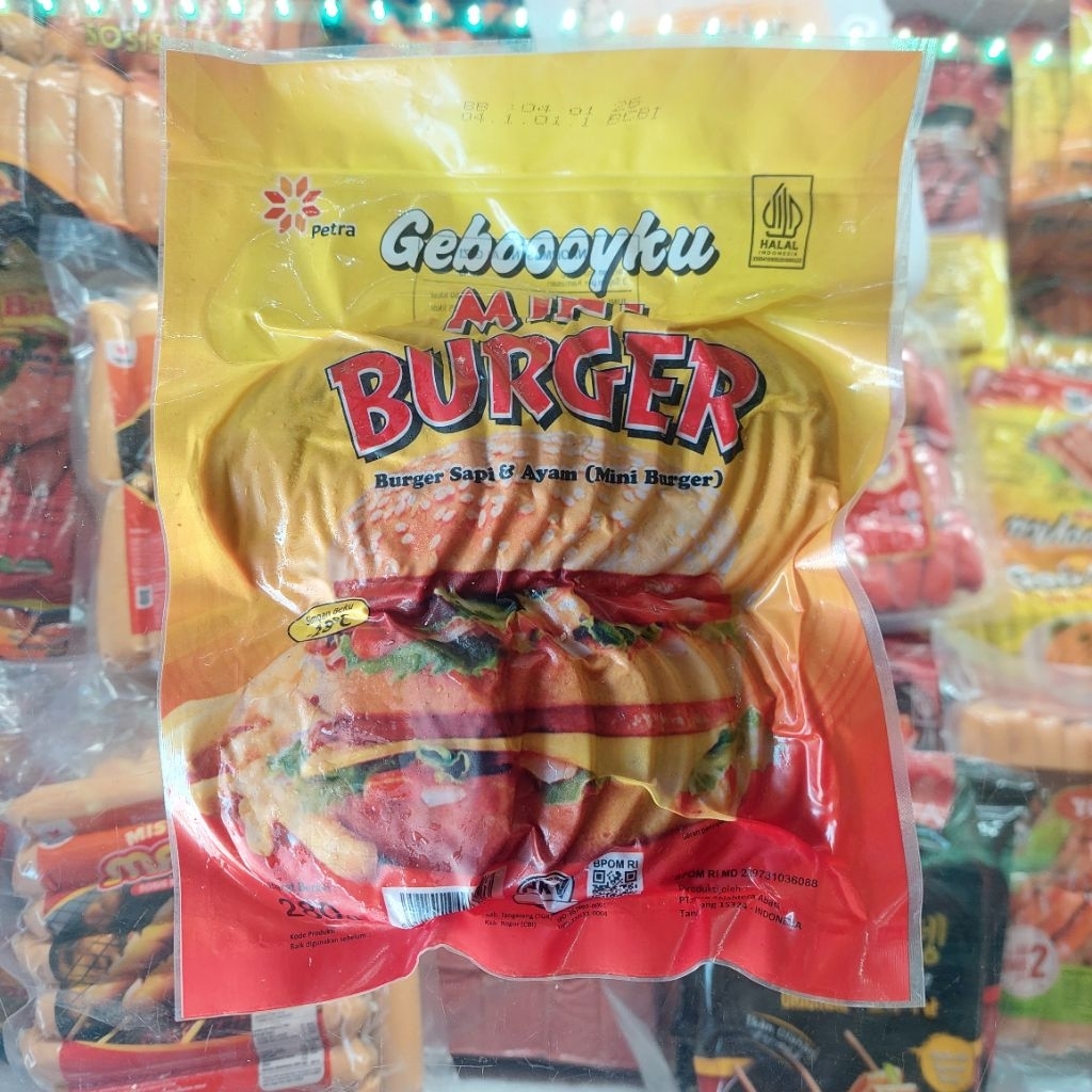 

BURGER AYAM DAN SAPI BARTOZ /BURGER ISI 20/ BURGER GEBOOYKU