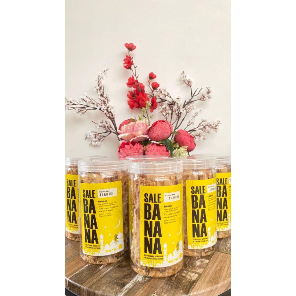 

SALE BANANA kemasan toples plastik