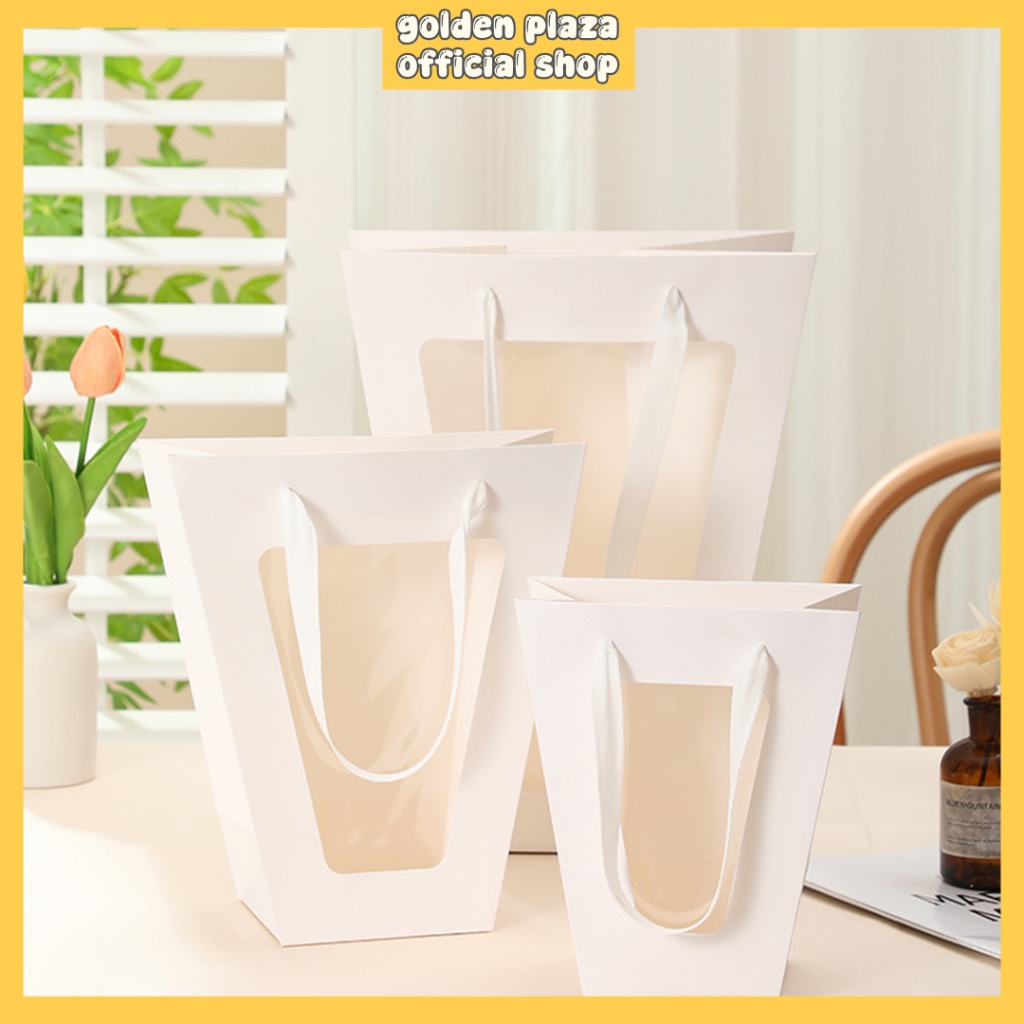 

Handbag Kertas Mika Paper Bag Hampers Paper Bag Tali Buket Bunga Hampers Souvenir KB1003