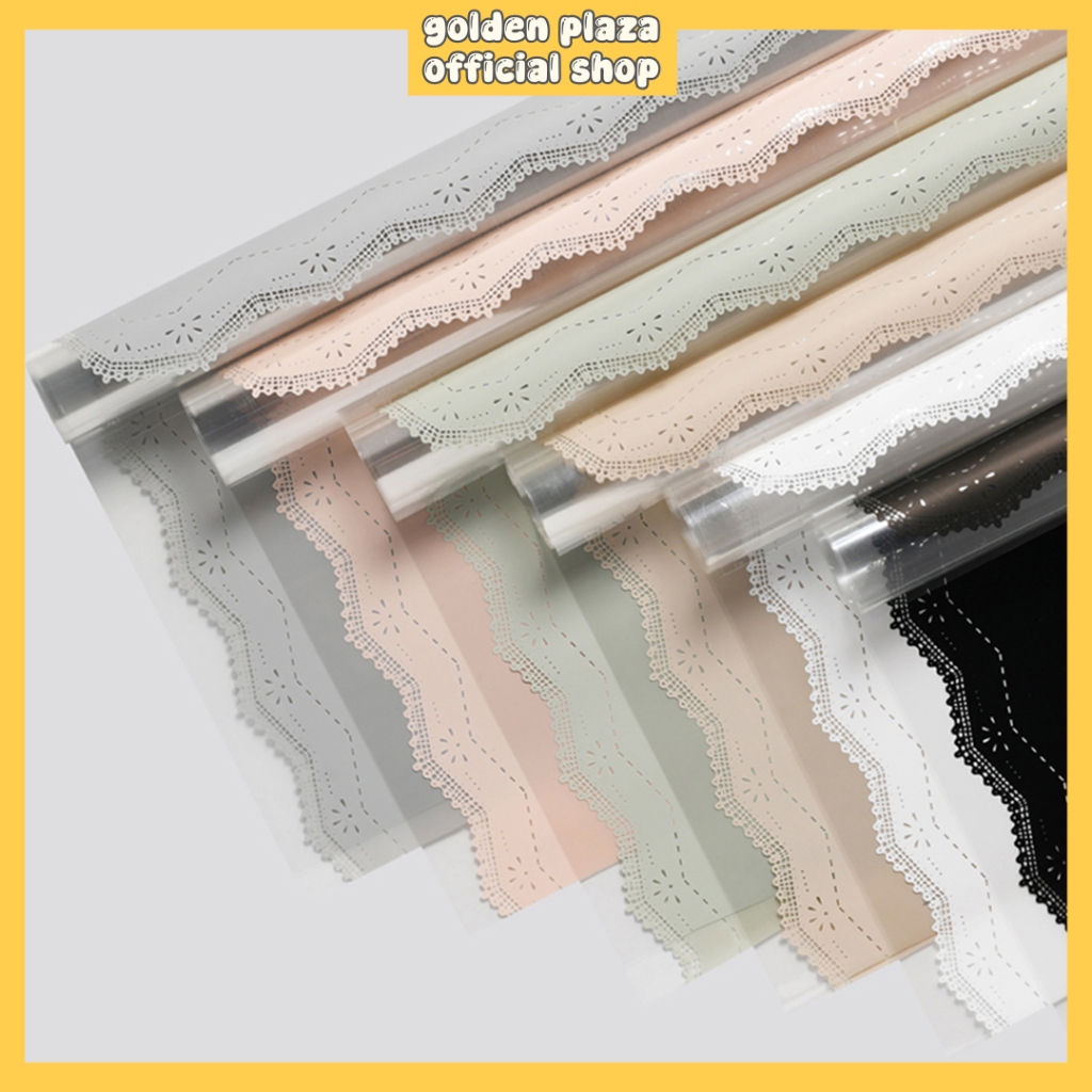 

Flower Wrapping Paper Kertas Buket Bunga Polos Korea Cellophane Waterproof KB6170