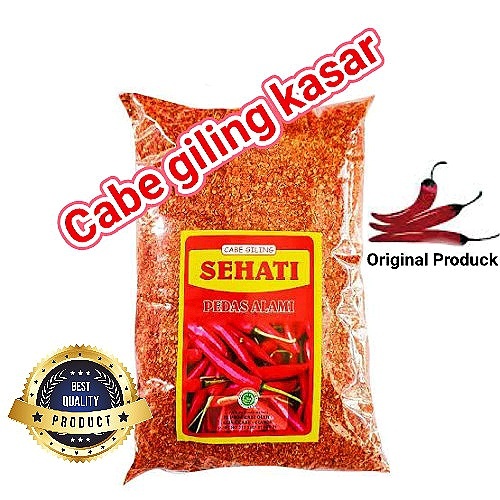 

Cabe Kasar Super Pedas Sehati 1 Kg Sehati Original