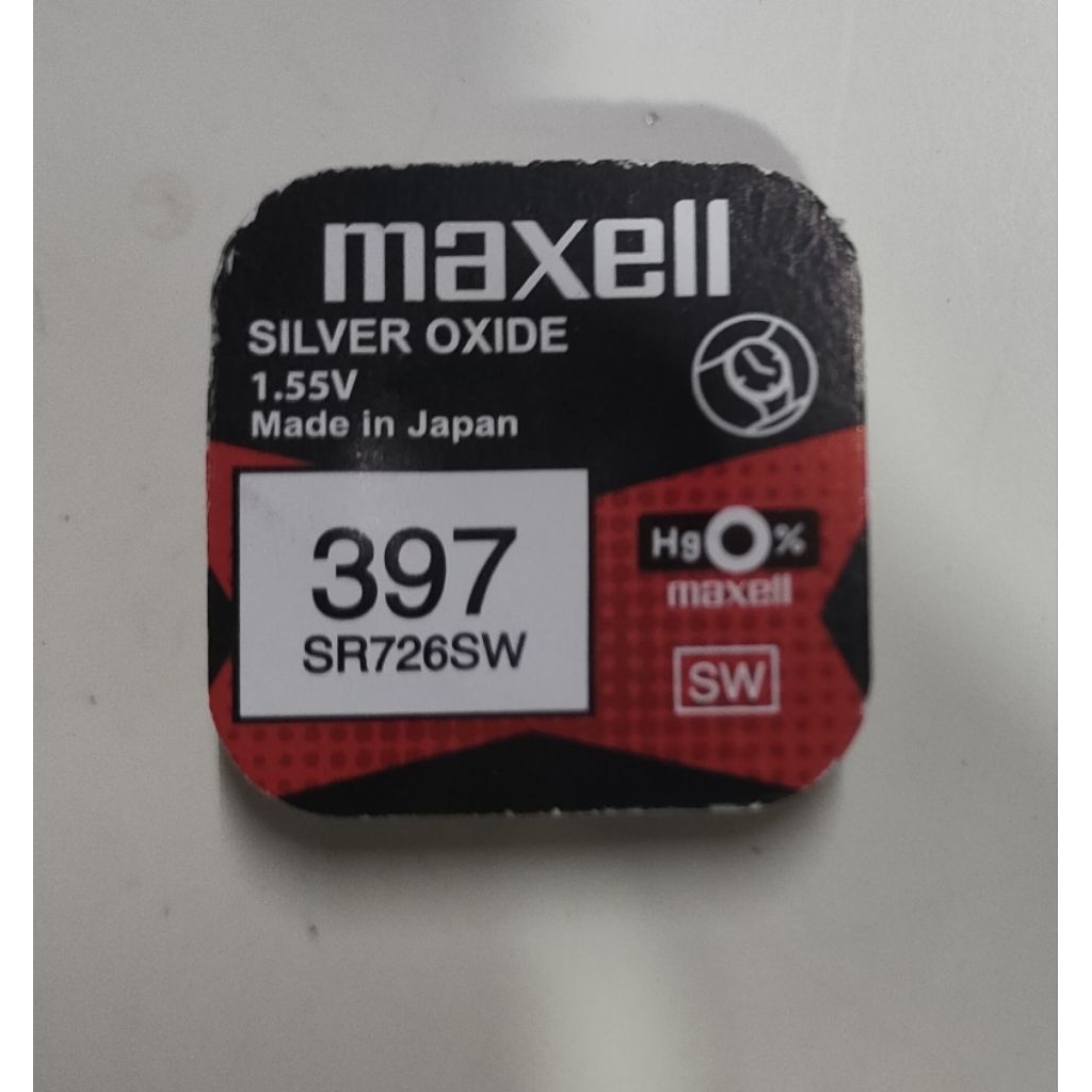 Baterai Maxell SR726SW/397 1.55V /pcs