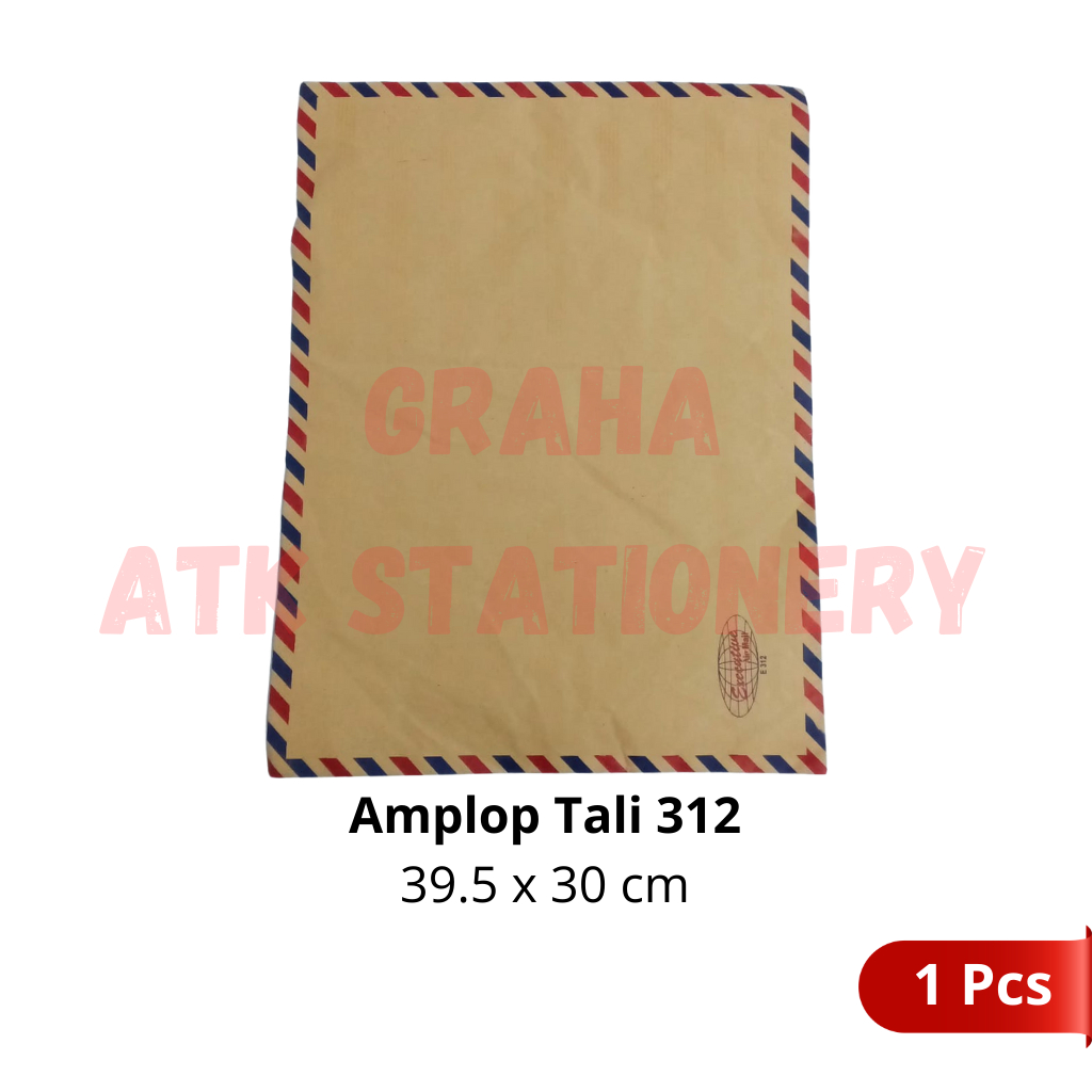 

[1 Bungkus] Amplop Tali Coklat Executive 312 Airmail 39.5x30cm / Map Coklat Tali Executive 312