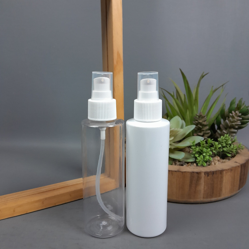 Botol Pump 150 Ml Treatment Putih / Botol Treatment Pump 150 Ml RF / Botol Pump 150 Ml
