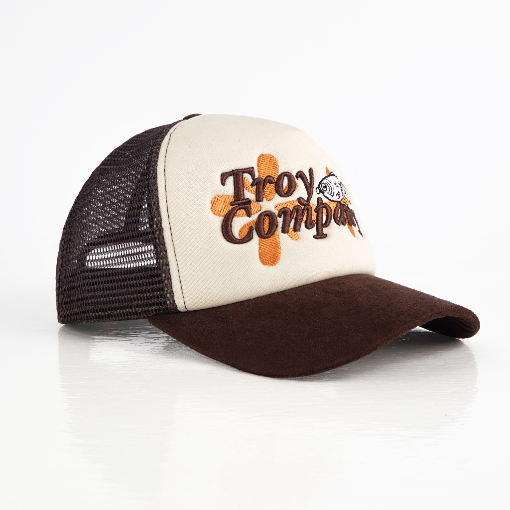 [FREE BOX] Troy Company Trucker Hat Fishing Athlete - Topi Trucker TCN 3191