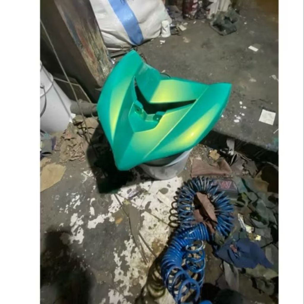 Cat Alians Green PU Cat Hijau Metalic Gold 500ml