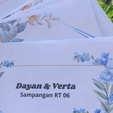 

AMPL0P KONDANGAN CUSTOM NAMA – ELEGAN & BERKESAN UNTUK ACARA SPESIALMU Amplop