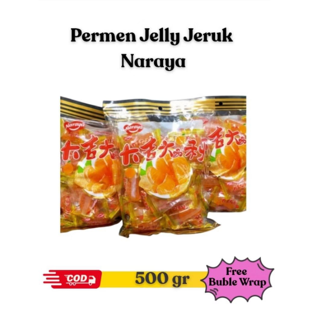 

Permen Jelly Jeruk Naraya 500gr Halal Jelly Jeruk mandarin