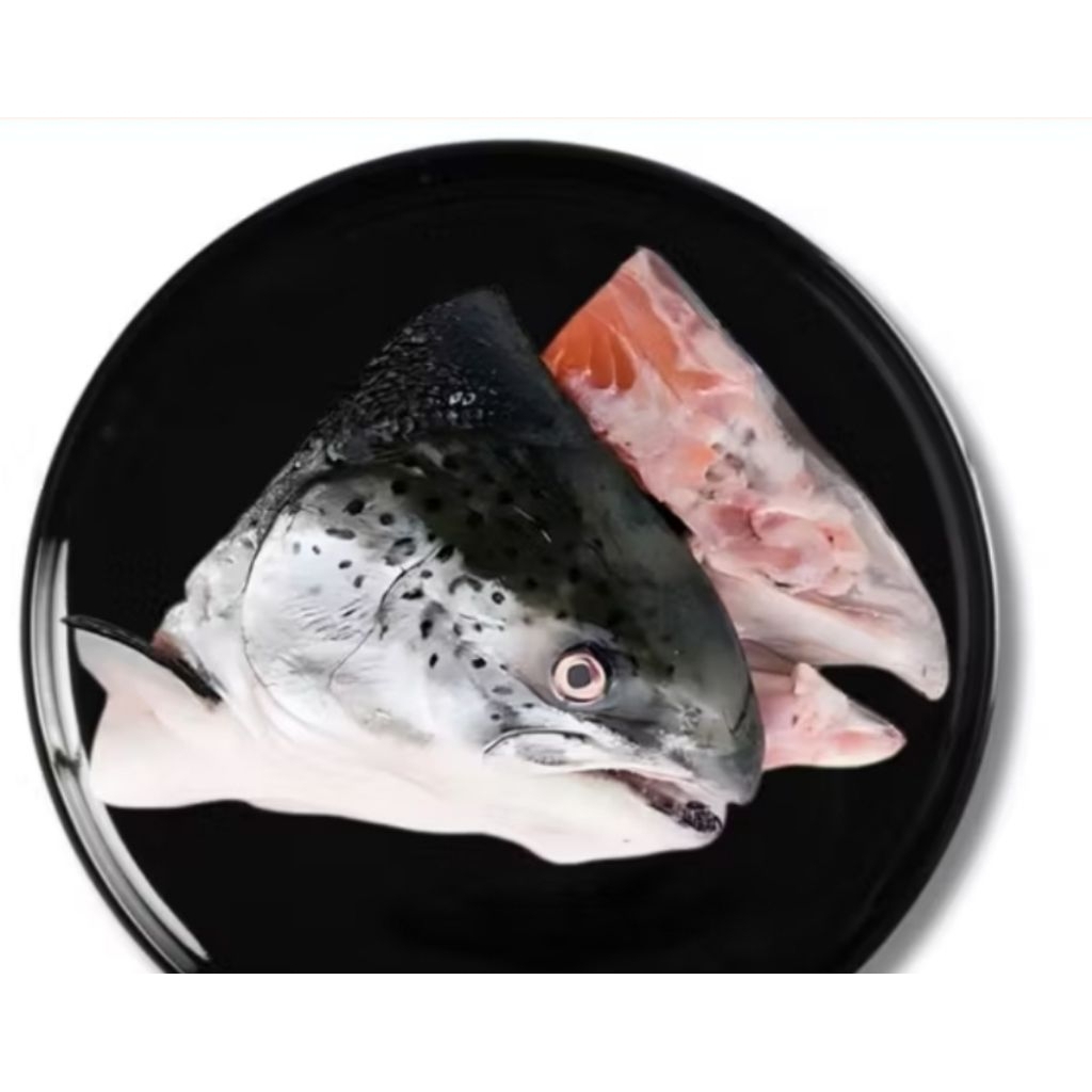 

kepala salmon belah