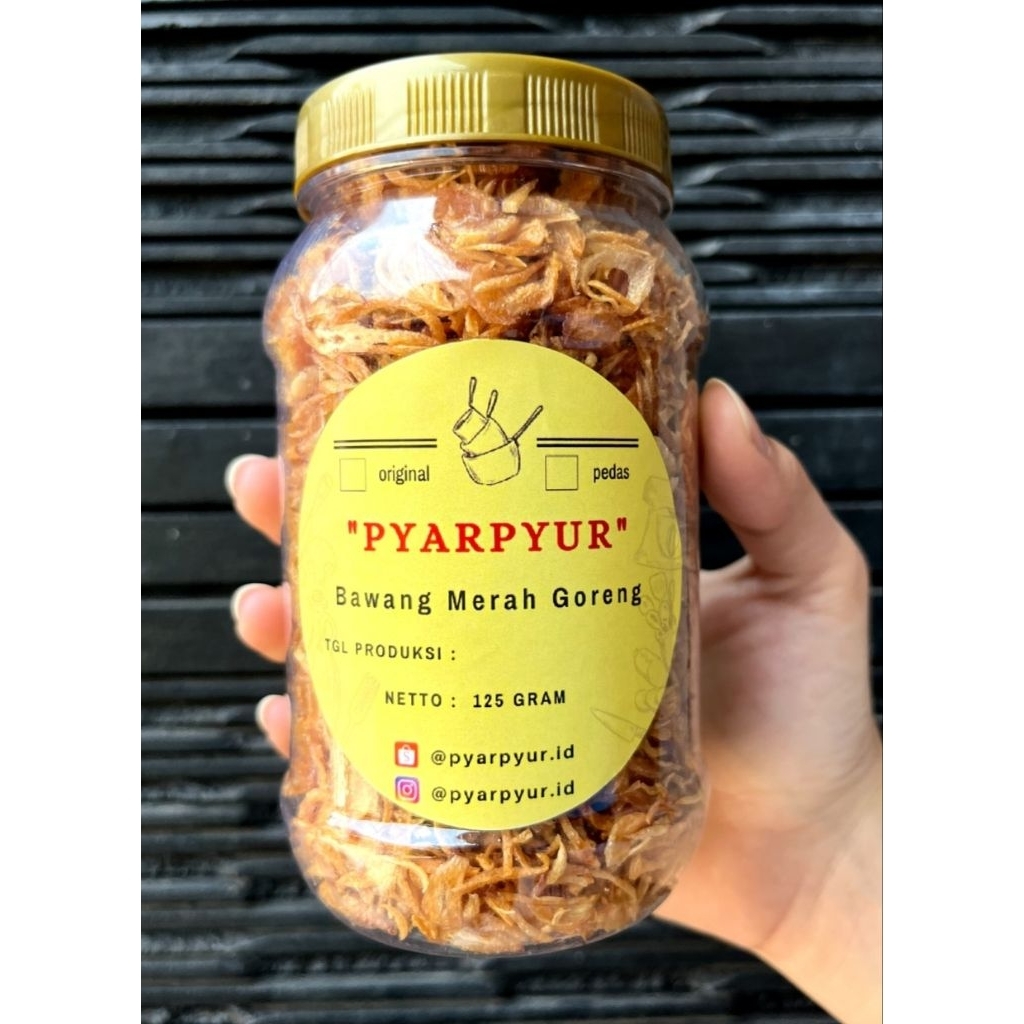 

PROMO BAWANG GORENG / BAWANG MERAH GORENG / BRAMBANG GORENG ASLI TANPA CAMPURAN 125 gram