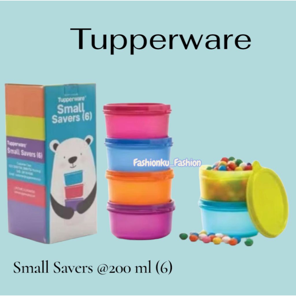 Small savers tupperware / small server set isi 6