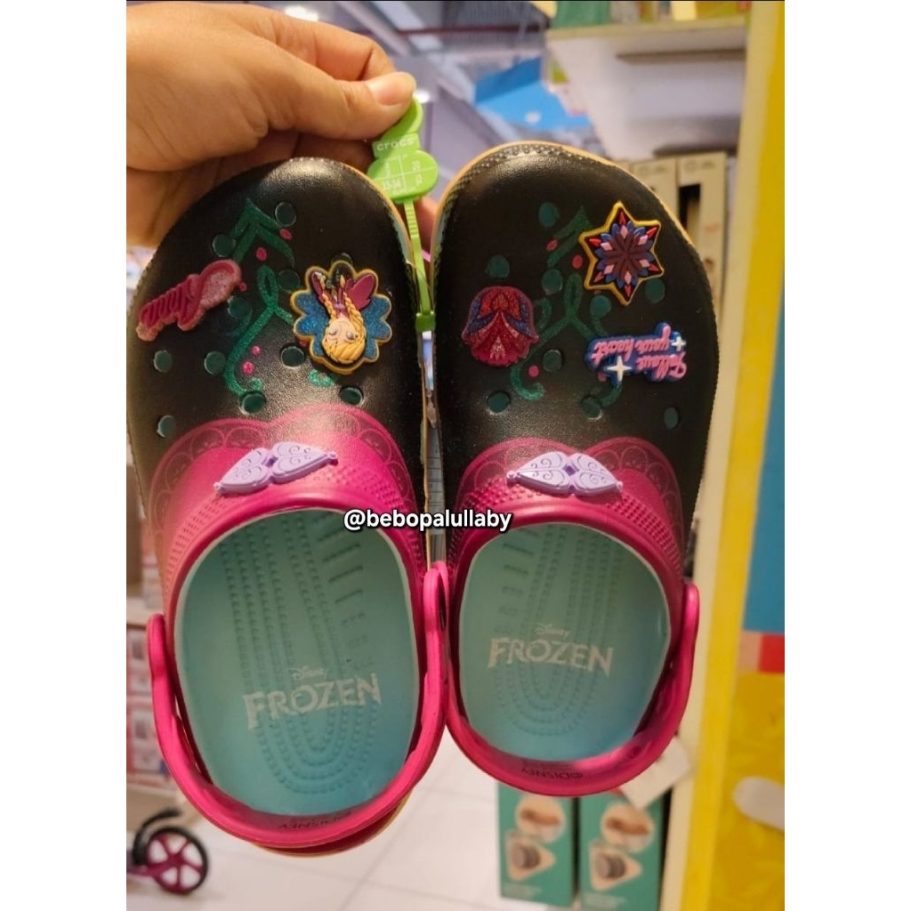 [100% ORIGINAL CROCS] CROCS FROZEN PRINCESS ANNA SEPATU ANAK CROCS ORIGINAL KIDS SHOES GIRL SHOES