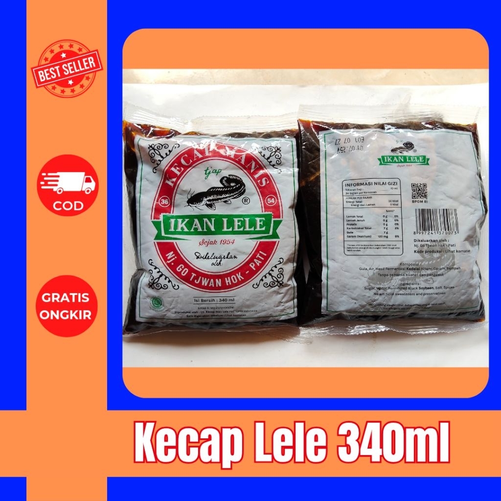 

Kecap Lele 340 ml / ½ kg – Lebih Banyak, Lebih Hemat!