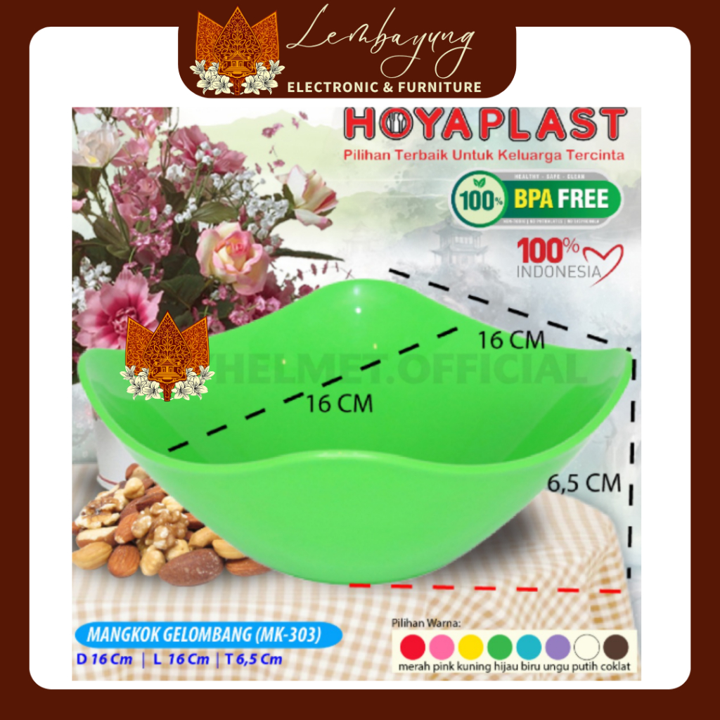 MANGKOK GELOMBANG HOYAPLAST