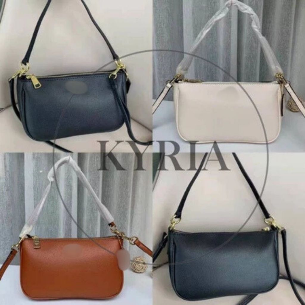 TAS WANITA SELEMPANG 25591 coach Top Handle Pouch Mini Shoulder Bag