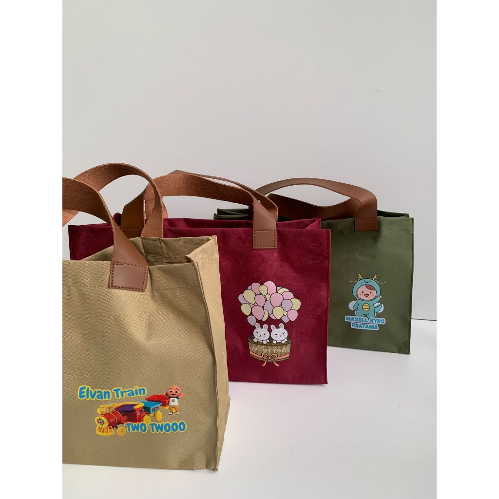 

MOLIE LONG bag custom sablon goodie bag hampers ulang tahun event bridesmaid wedding nikahan souvenir birthday
